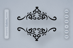 Decorative Split Border SVG Product Image 2