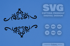 Decorative Split Border SVG Product Image 8