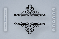 Decorative Split Border SVG Product Image 1