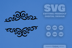 Decorative Split Border SVG Product Image 2