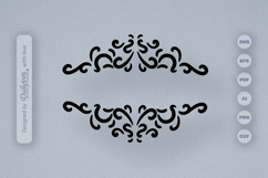Decorative Split Border SVG Product Image 1
