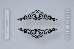 Decorative Split Border SVG Product Image 1
