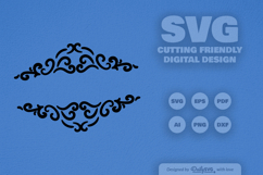 Decorative Split Border SVG Product Image 2