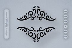 Decorative Split Border SVG Product Image 2