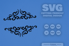 Decorative Split Border SVG Product Image 2