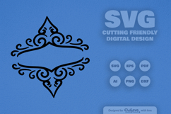 Decorative Split Border SVG Product Image 4