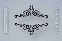 Decorative Split Border SVG Product Image 2