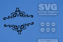 Decorative Split Border SVG Product Image 1
