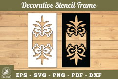 Decorative Stencil Frame SVG Product Image 1