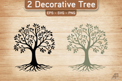 Decorative Tree SVG PNG Product Image 1