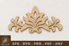 Decorative Victorian Lasercut Decoration SVG Product Image 1