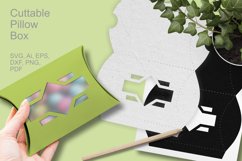 Decorative Window Cuttable Pillow Box for Small Favors SVG