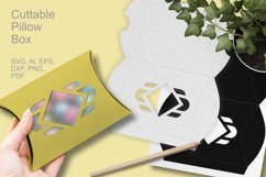 Decorative Window Cuttable Pillow Gift Box SVG Template