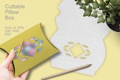 Decorative Window Cuttable Pillow Gift Box SVG Template