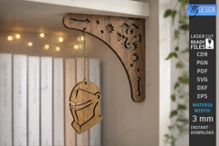 Decorative Bookshelf Corner Brackets Laser Cut | Home Decor Product Image 1