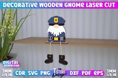 Decorative Wooden Gnome Laser Cut Bundle, 3D Table Statuette Product Image 9