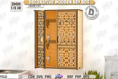 Decorative Key Boxes Laser Cut Bundle|Wall Keys Holders|CNC Product Image 9