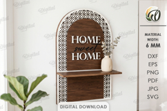 3D Decorative Shelves Bundle Laser Cut. Display Shelf SVG Product Image 4