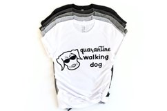 Quarantine SVG Walking dog face Product Image 2