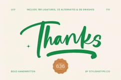 Dedicate - Bold Handwritten Font Product Image 20