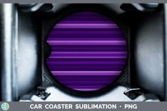GorgeousDeep Purple Car Coaster design.