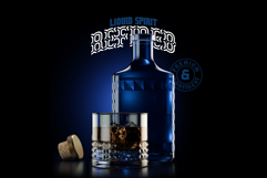 Deep Blue Bottle Mockup Product Image 3