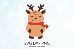 Christmas Deer SVG|Reindeer Clipart Product Image 1