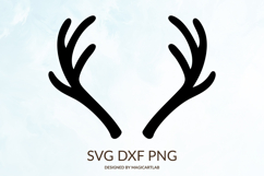 Deer Antlers SVG|Antlers Silhouette Product Image 1