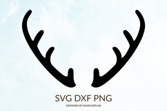 Deer Antlers SVG|Antlers Silhouette Product Image 1