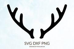 Deer Antlers SVG|Antlers Silhouette Product Image 1