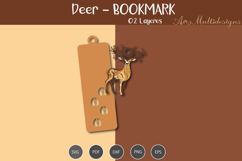 Deer Bookmark SVG Product Image 3