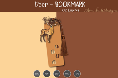 Deer Bookmark SVG Product Image 2