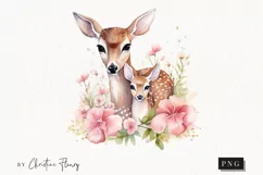 Mommy and Me Deer PNG | Spring PNG Product Image 1