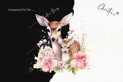 Mommy and Me Deer PNG | Spring PNG Product Image 2