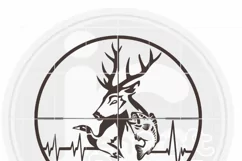 Hunting Fishing Svg | Duck Deer Fish Crosshairs svg Product Image 3