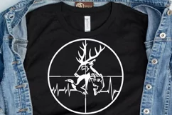 Hunting Fishing Svg | Duck Deer Fish Crosshairs svg Product Image 2
