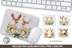 Mouse Pad Deer Embroidery Product Image 1