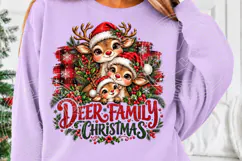 Deer Family Christmas PNG Product Image 5