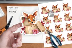 Deer Fawn Sticker Gift Product Image 1