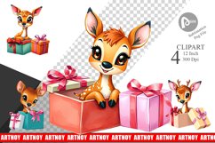 Deer Fawn Clipart Gift Product Image 1