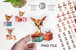 Deer Fawn Sticker Gift Product Image 1