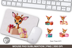 Mouse Pad Deer Fawn Gift Product Image 1