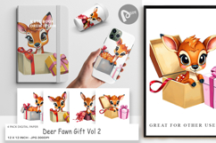 Digital Paper Deer Fawn Gift Product Image 1