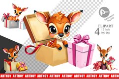 Deer Fawn Clipart Gift Product Image 1