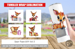 Tumbler Deer Fawn Gift Product Image 1