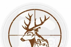 Deer Fish Svg | Gun Sights Fishing Hunting Svg Product Image 3