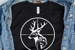 Deer Fish Svg | Gun Sights Fishing Hunting Svg Product Image 2