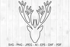 deer head outline