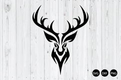 Tribal Deer SVG, Dear Head SVG, Hunting SVG Product Image 1