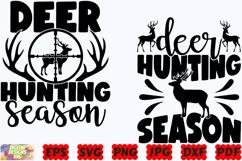 Deer Hunting Season SVG | Deer Hunting SVG | Hunting Season Product Image 2